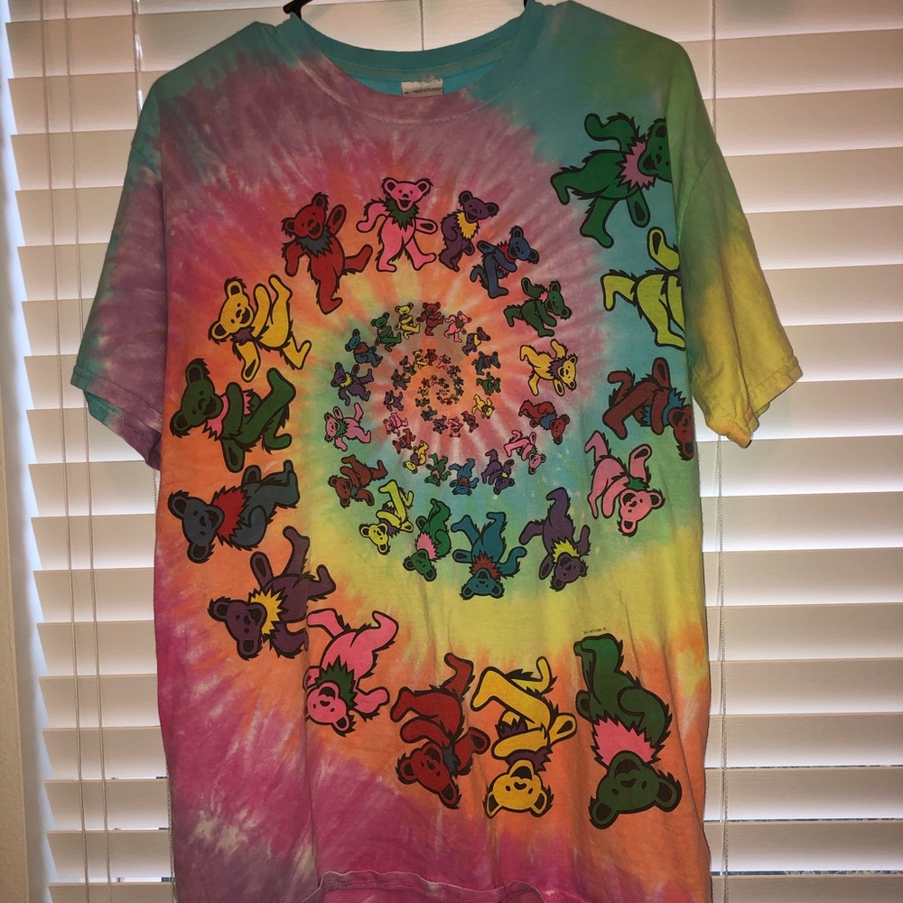 Vintage 1995 Grateful Dead Tie Dye Bears Shirt